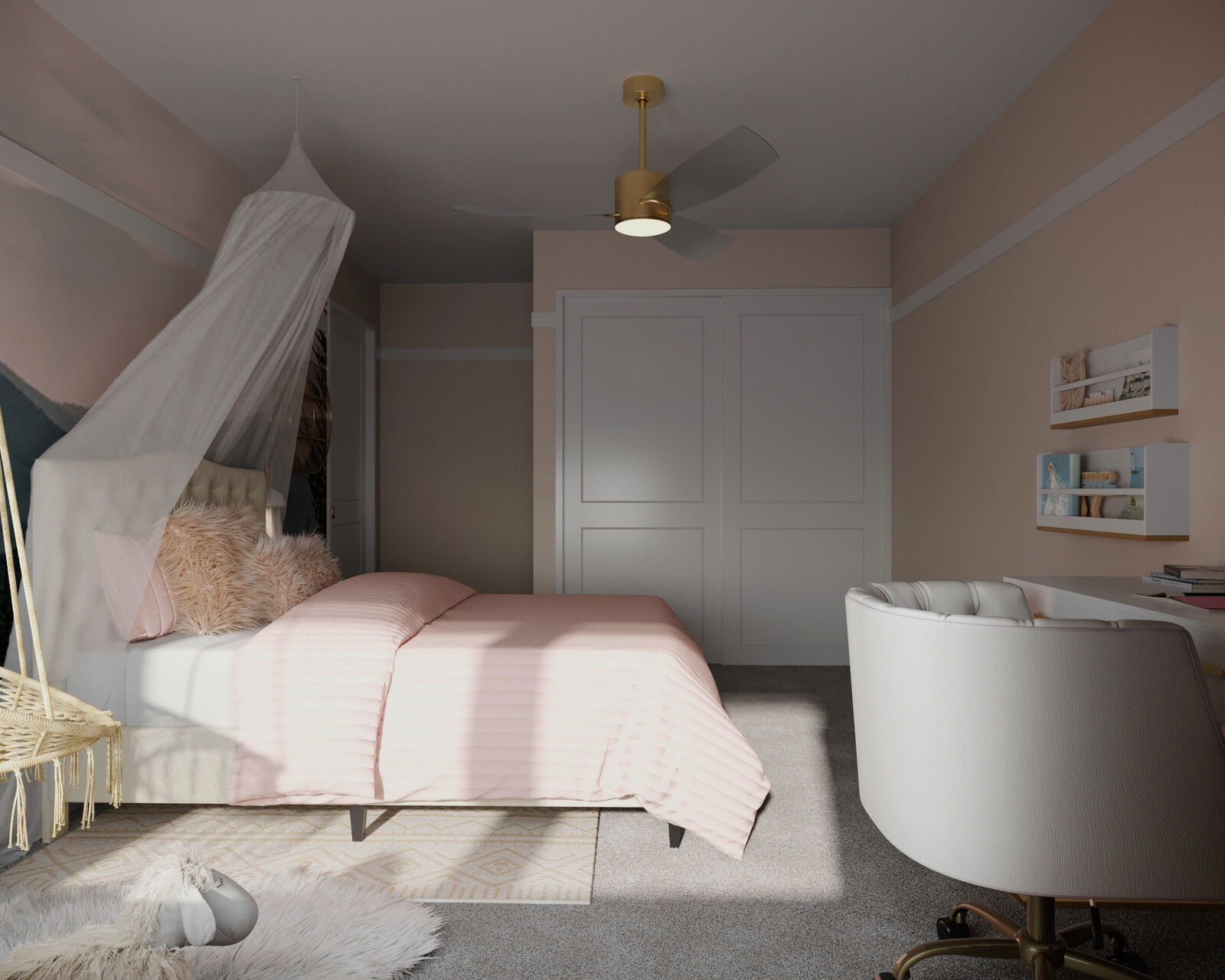 Dreamy Girl Room Interior Design