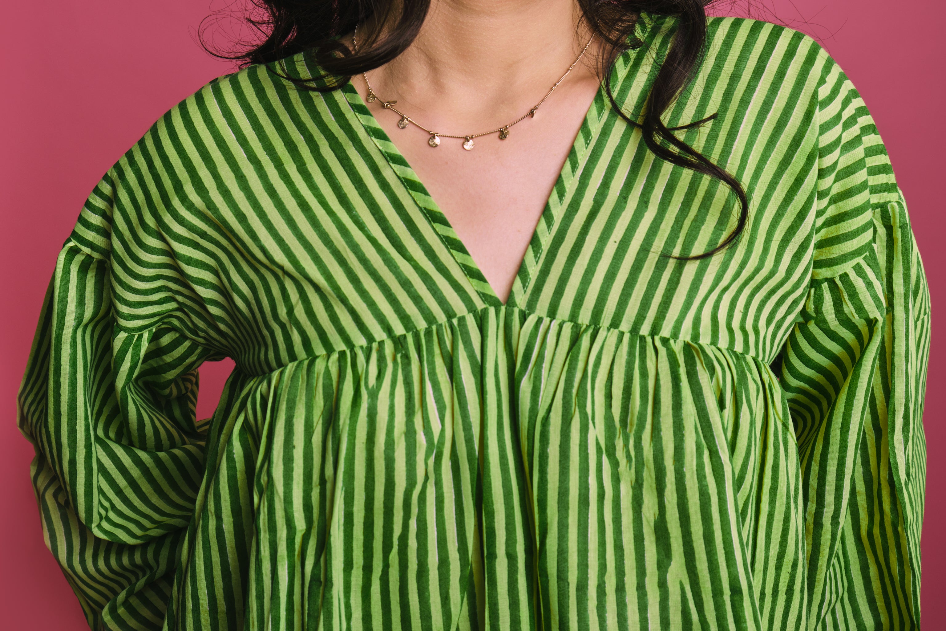 PEPPERMINT STRIPED TOP